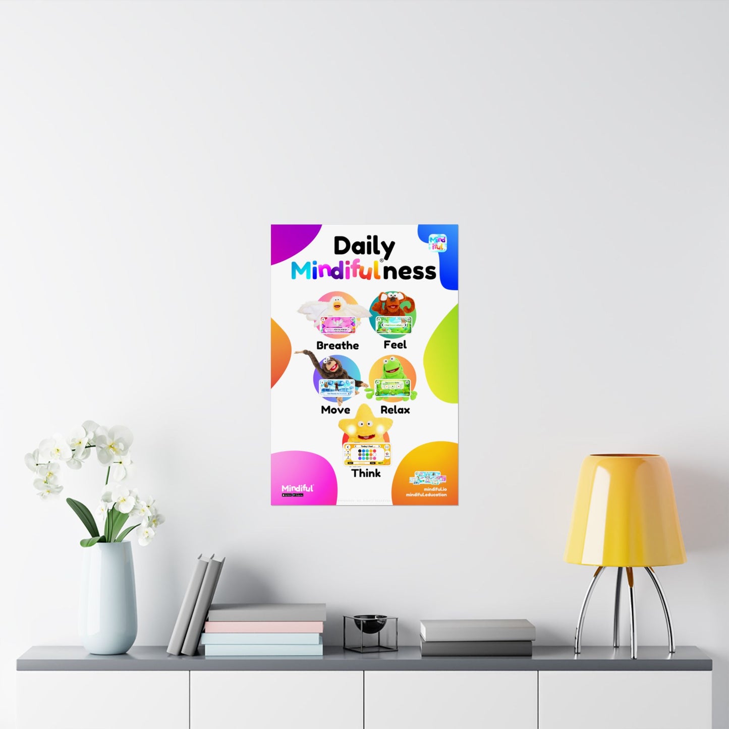 Mindiful® "Daily Mindiful®-ness" Matte Vertical Poster