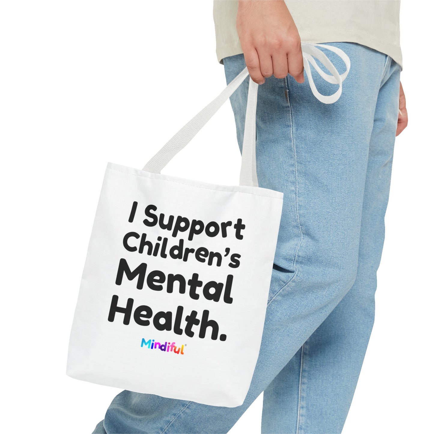 Mindiful® "I Support Children's Mental Health" Tote Bag