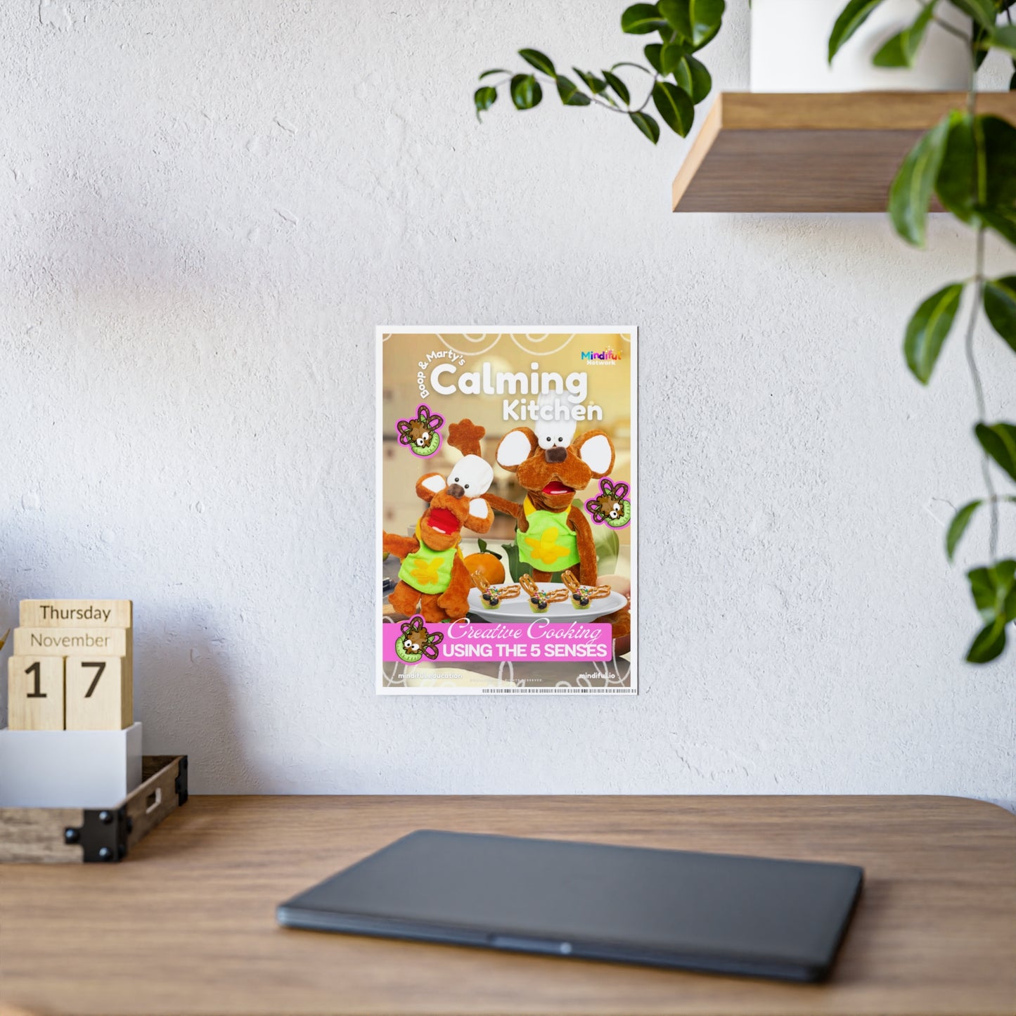 Mindiful® "Calming Kitchen" GLOSSY Poster