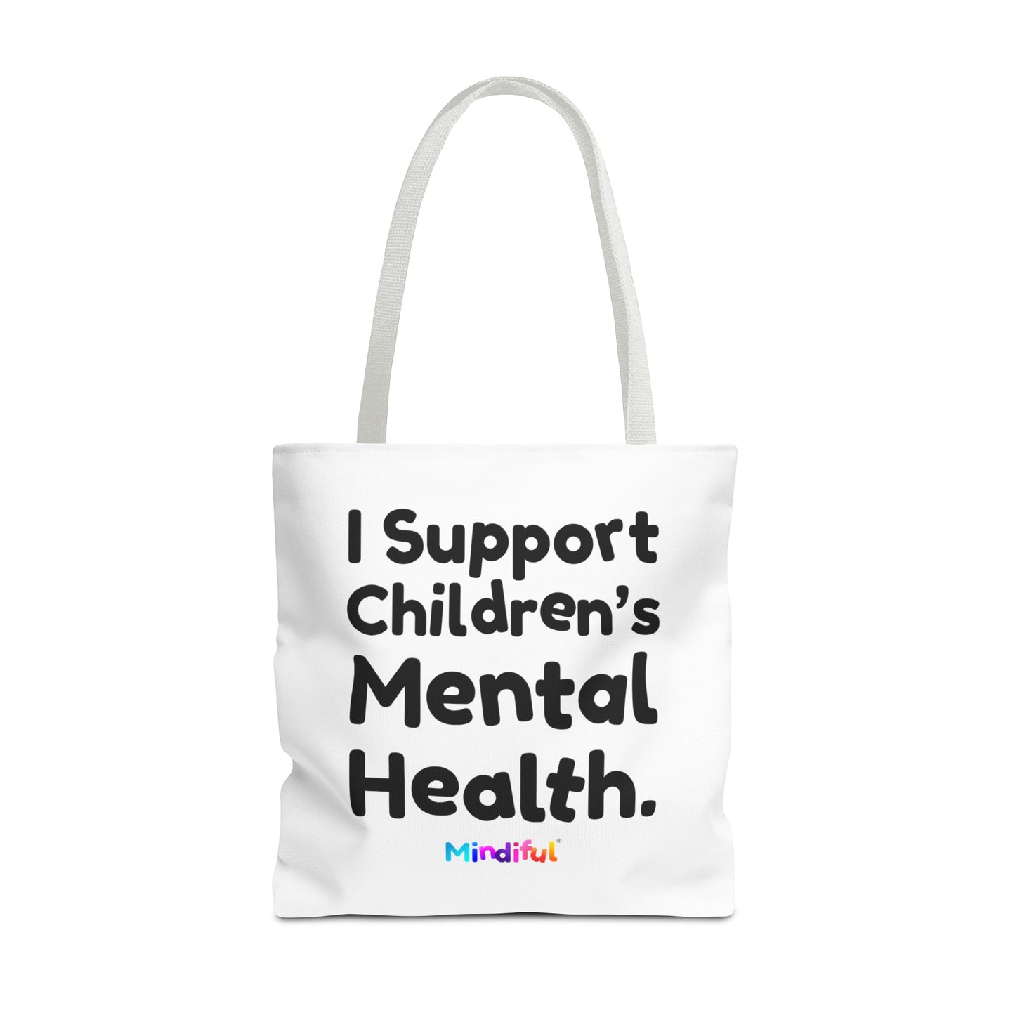 Mindiful® "I Support Children's Mental Health" Tote Bag