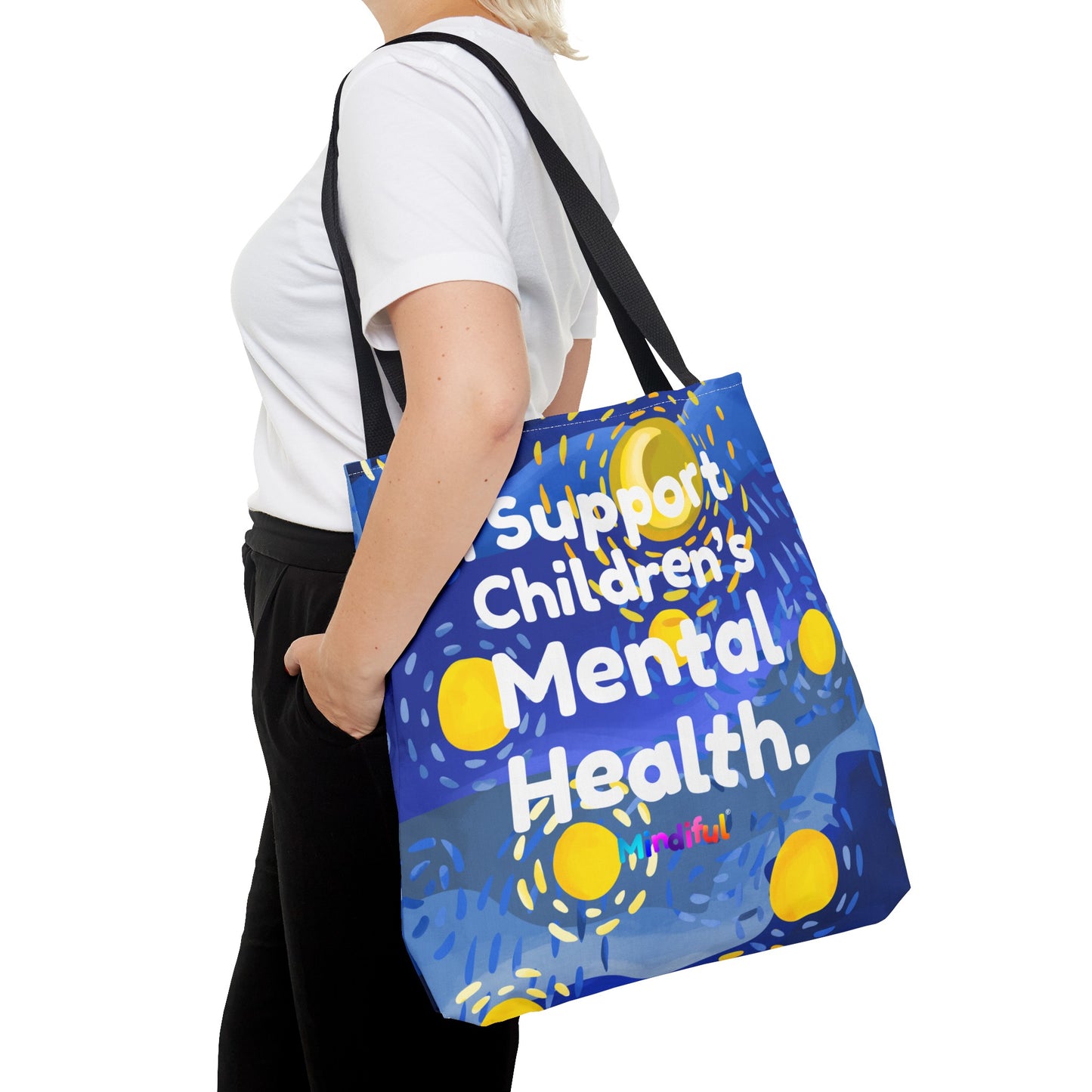 Mindiful® "I Support Children's Mental Health" Starling Tote Bag