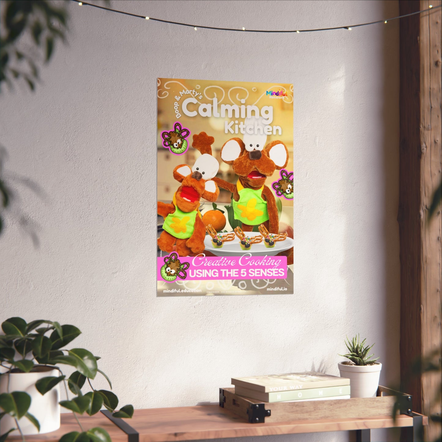 Mindiful® "Calming Kitchen" Matte Vertical Poster