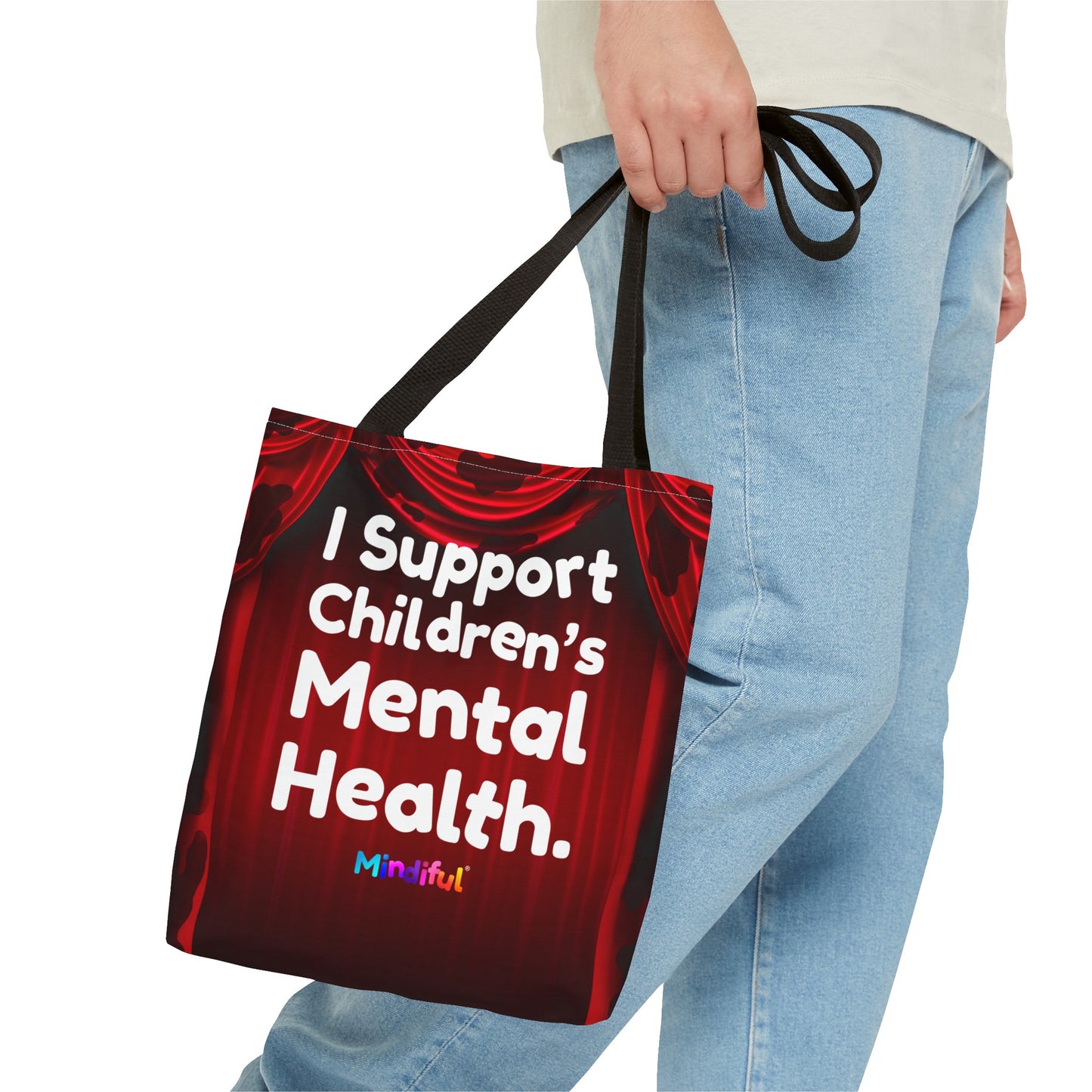 Mindiful® "I Support Children's Mental Health" The Moon Show Tote Bag