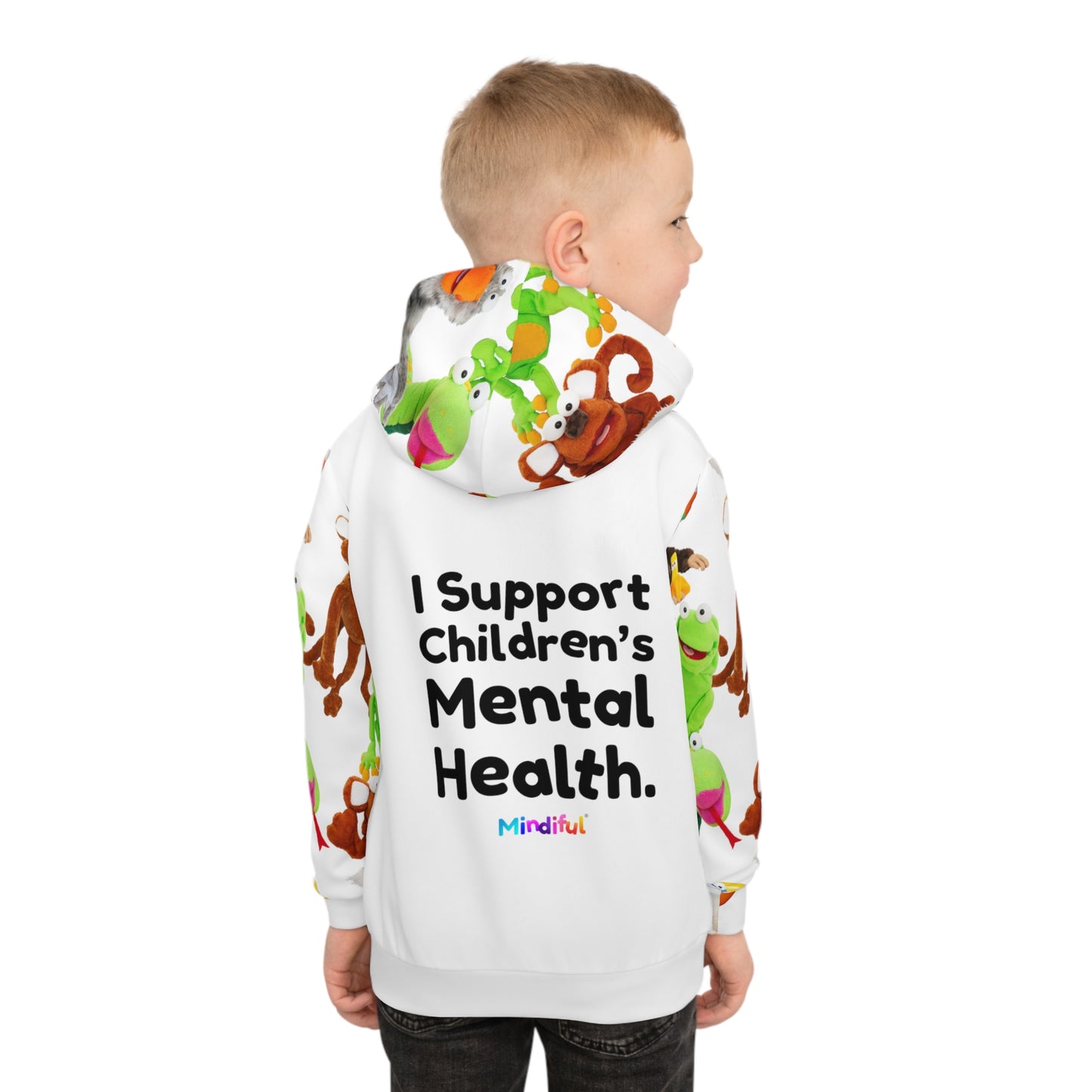 Mindiful® "I Support Children's Mental Health" Children's Hoodie