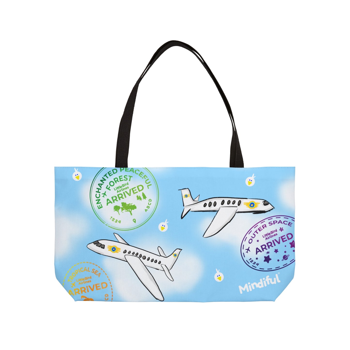 Little Bird Airlines Weekender Tote Bag