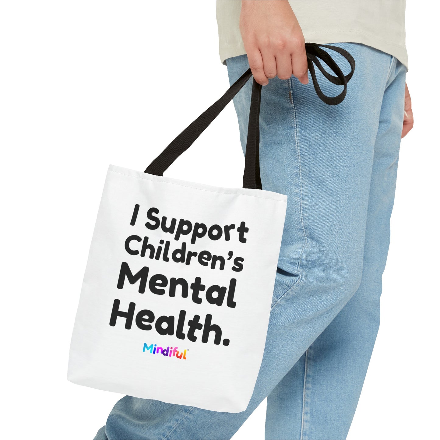 Mindiful® "I Support Children's Mental Health" Tote Bag