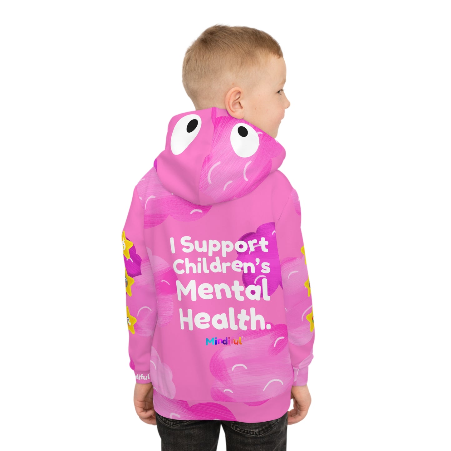 Mindiful® "Little Bird Think Pink" Children's Hoodie