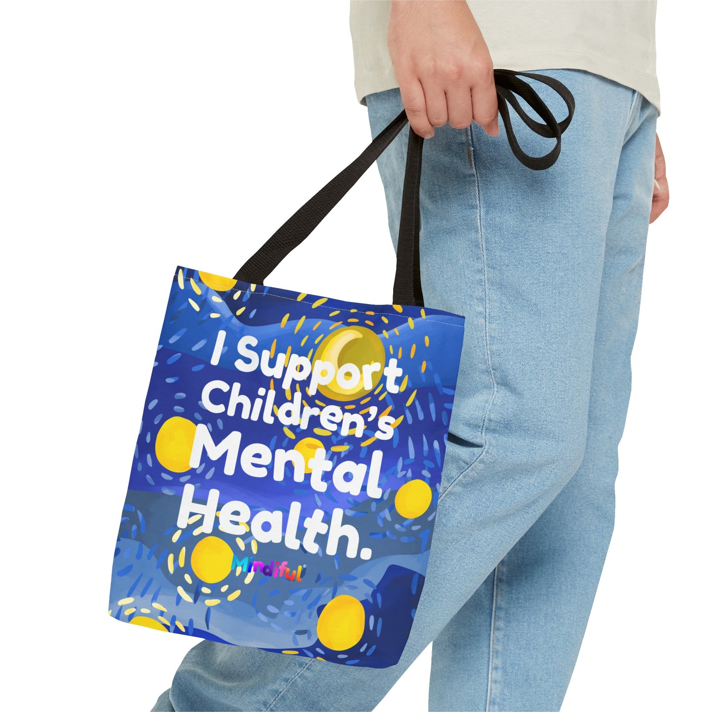 Mindiful® "I Support Children's Mental Health" Starling Tote Bag