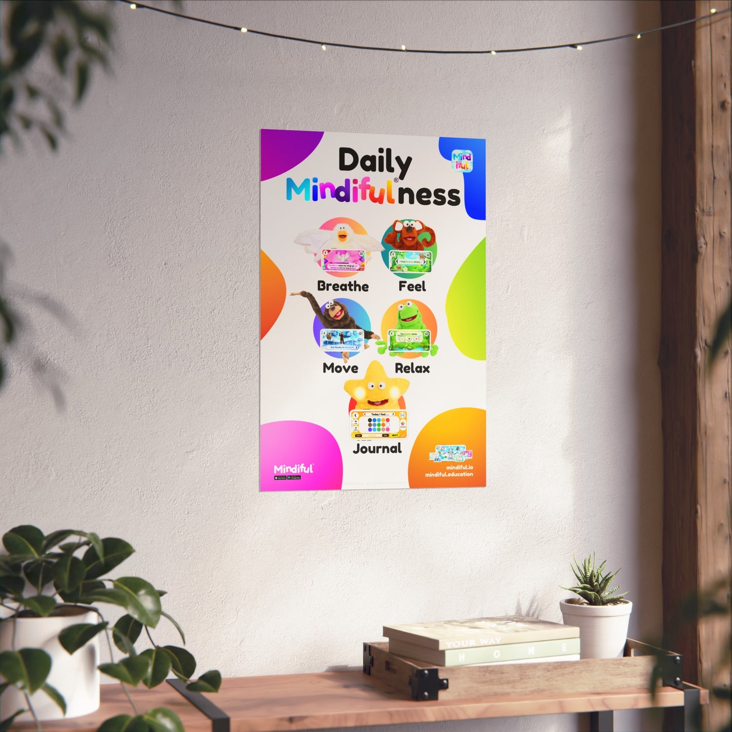 Mindiful® "Daily Mindiful®-ness" Matte Vertical Poster