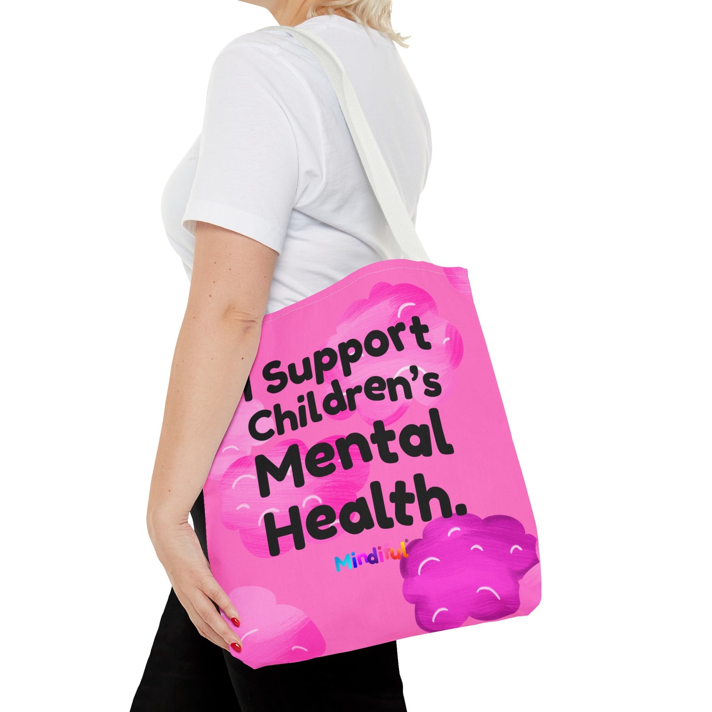 Mindiful® "I Support Children's Mental Health" Little Bird Tote Bag