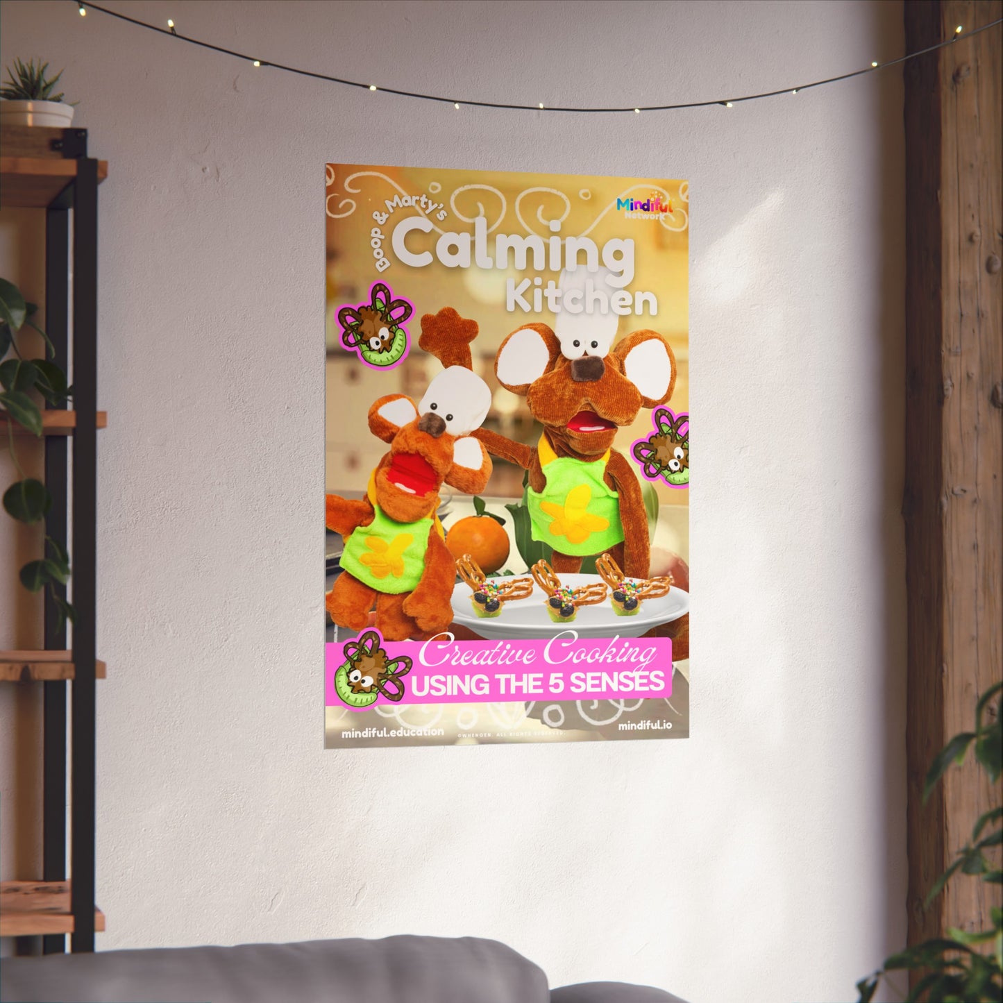 Mindiful® "Calming Kitchen" Matte Vertical Poster