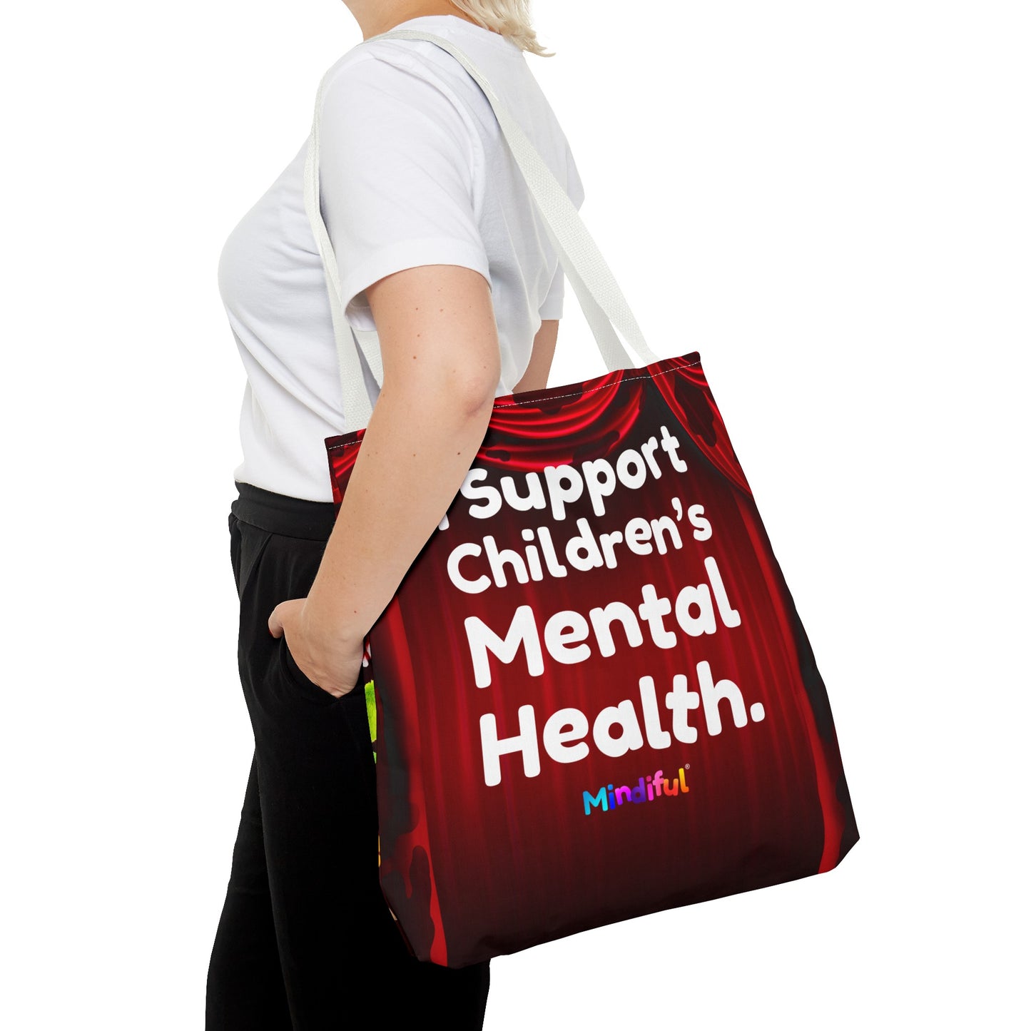 Mindiful® "I Support Children's Mental Health" The Moon Show Tote Bag