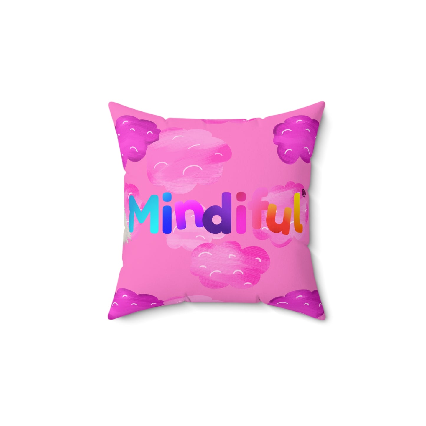 Mindiful® "Little Bird" Square Pillow