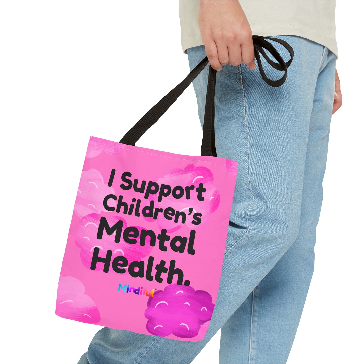 Mindiful® "I Support Children's Mental Health" Little Bird Tote Bag