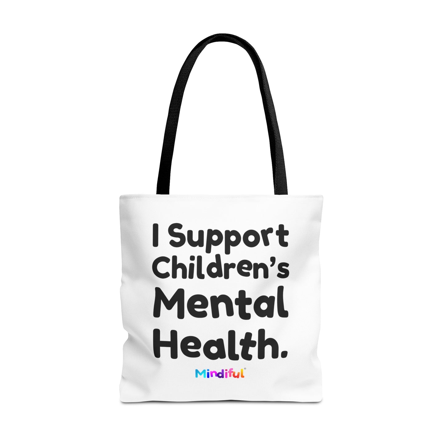 Mindiful® "I Support Children's Mental Health" Tote Bag