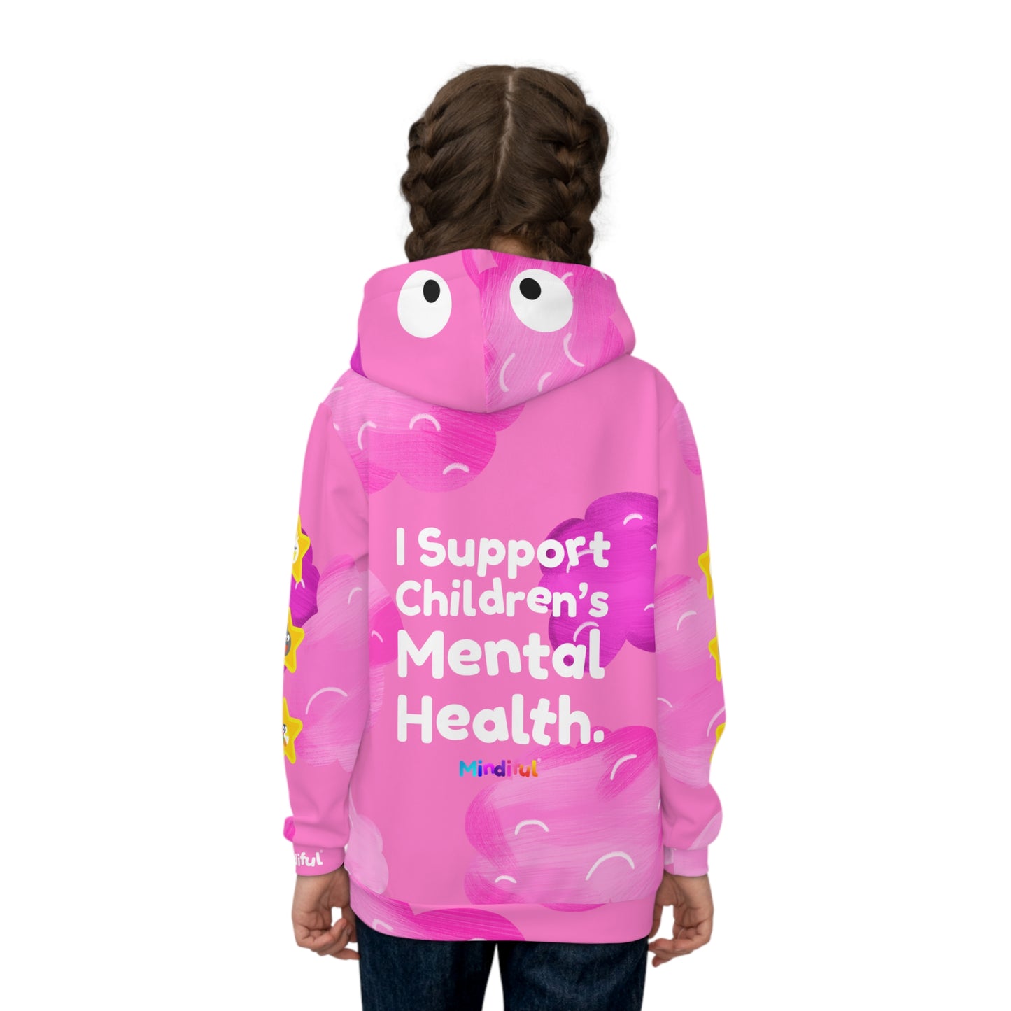 Mindiful® "Little Bird Think Pink" Children's Hoodie