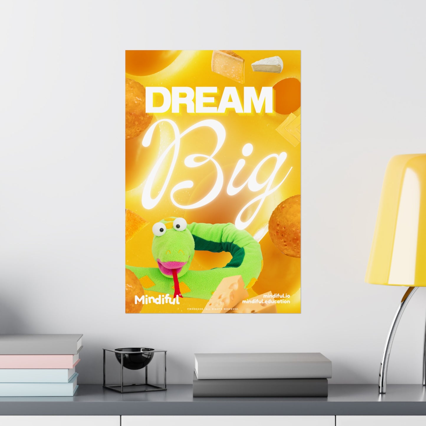 Mindiful® "Dream Big" Matte Vertical Poster