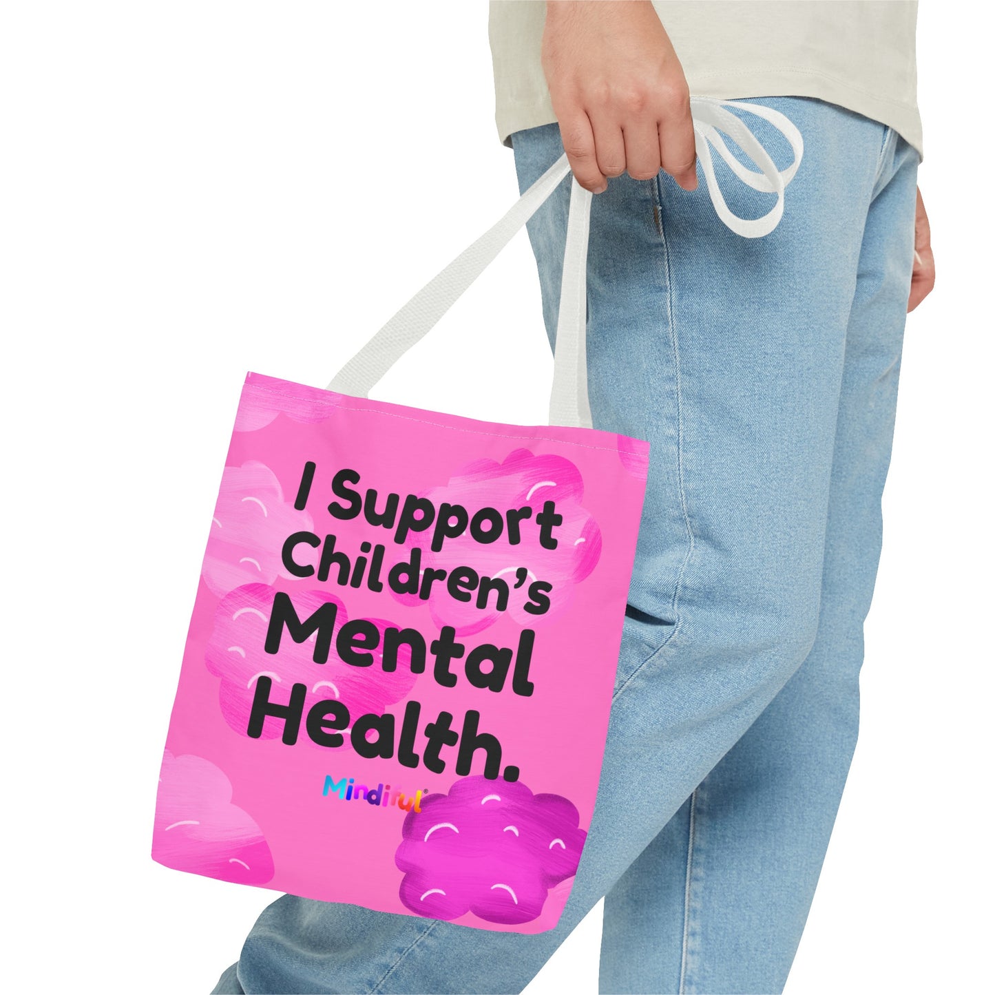 Mindiful® "I Support Children's Mental Health" Little Bird Tote Bag