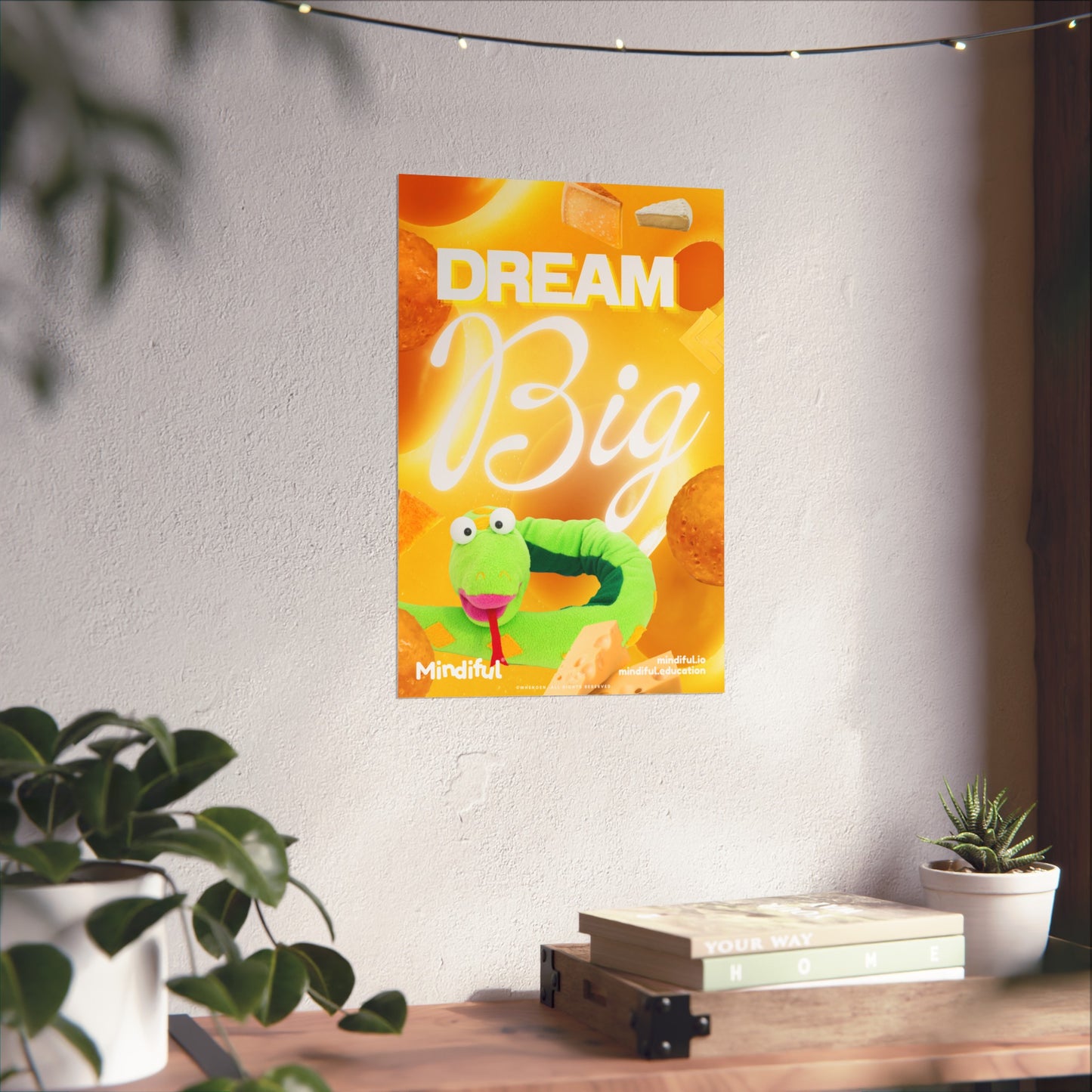 Mindiful® "Dream Big" Matte Vertical Poster