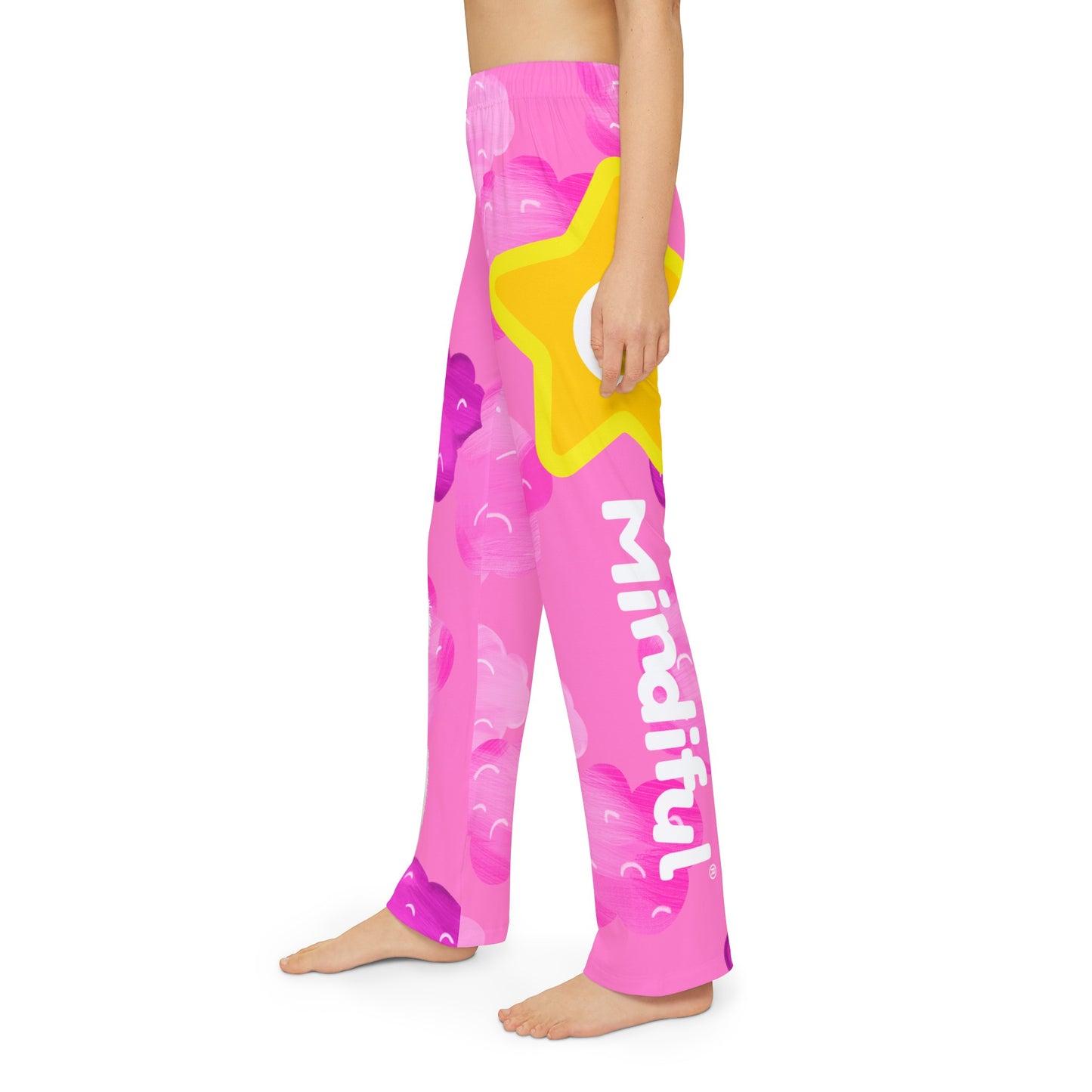 Mindiful® "Little Bird Think Pink" Kids Pajama Pants