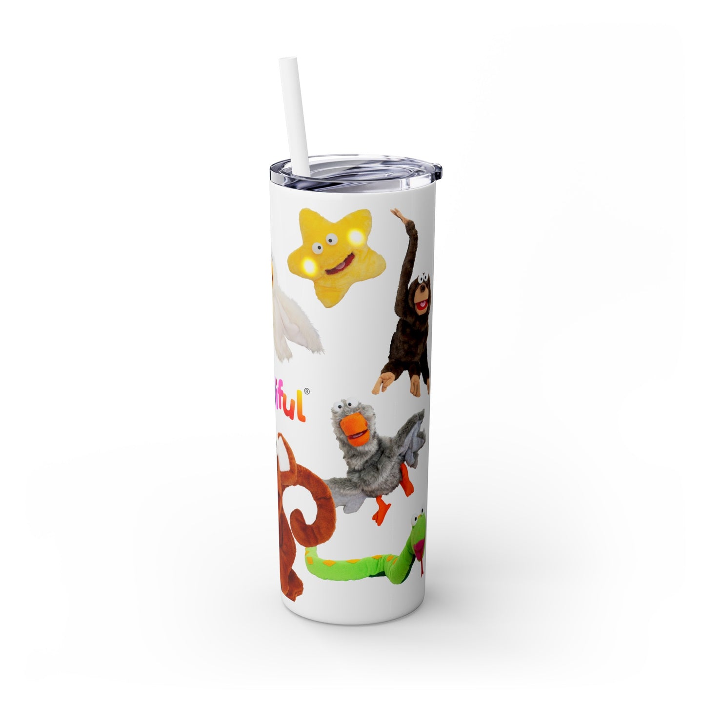 Mindiful® Friends Support Tumbler with Straw, 20oz