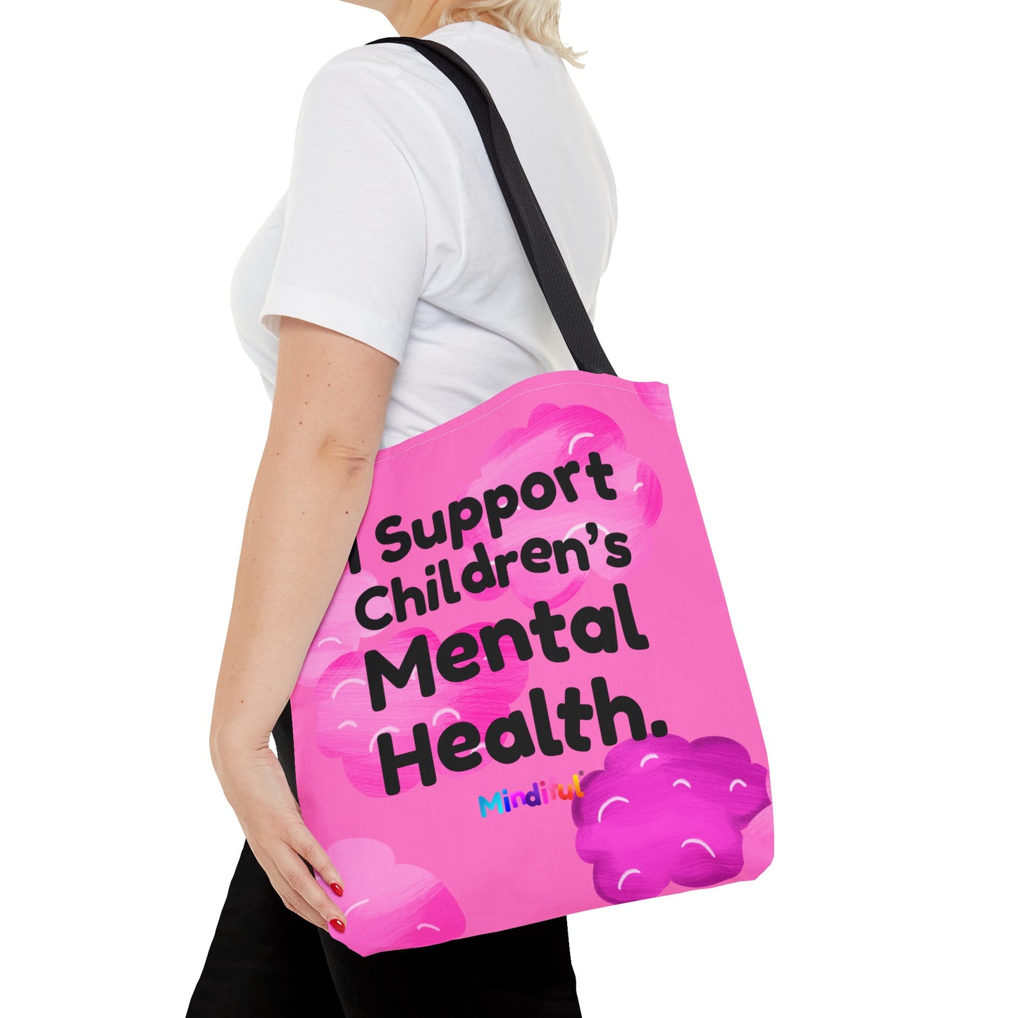 Mindiful® "I Support Children's Mental Health" Little Bird Tote Bag