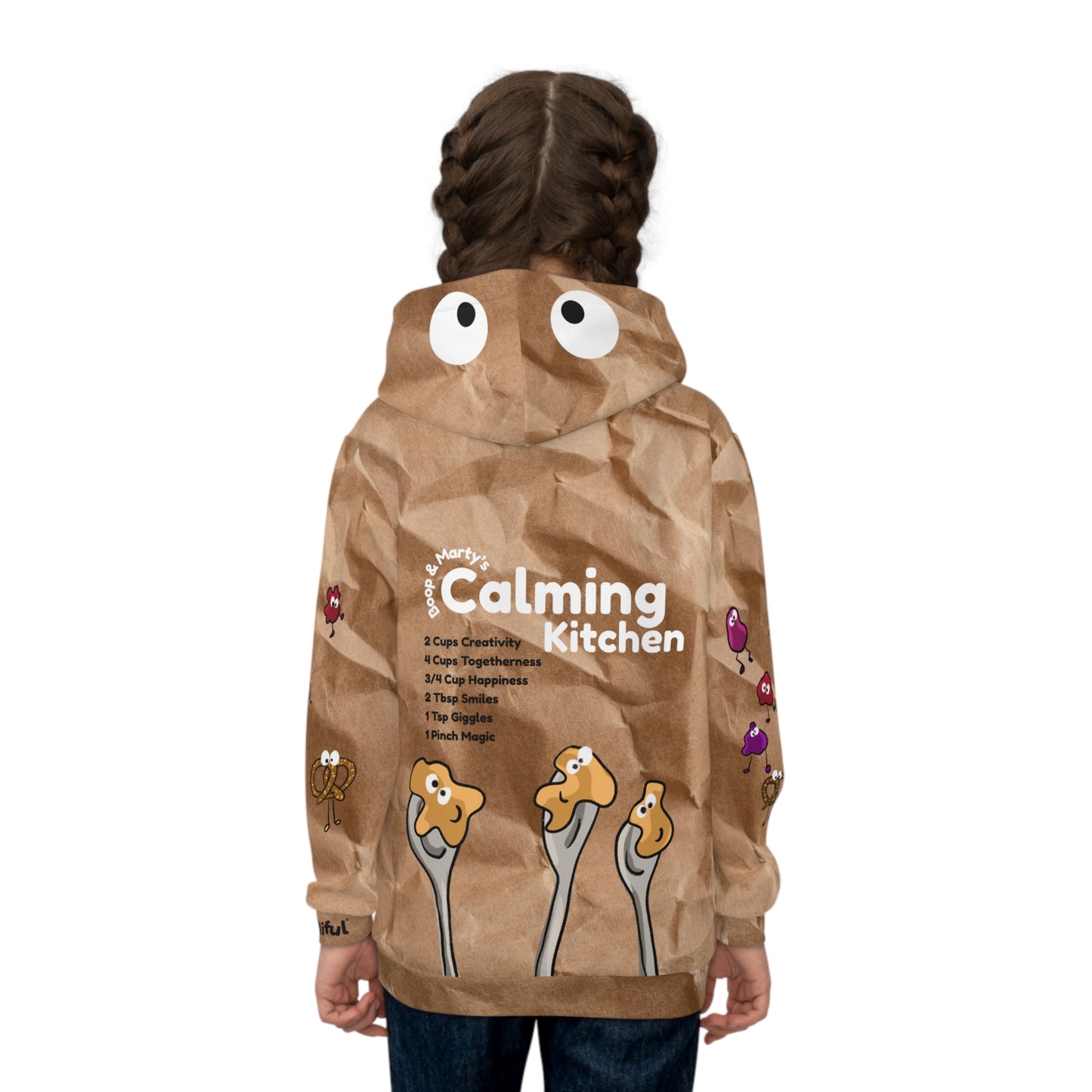 Calming Kitchen - Faux Lunch Bag Outfit - Children's Hoodie