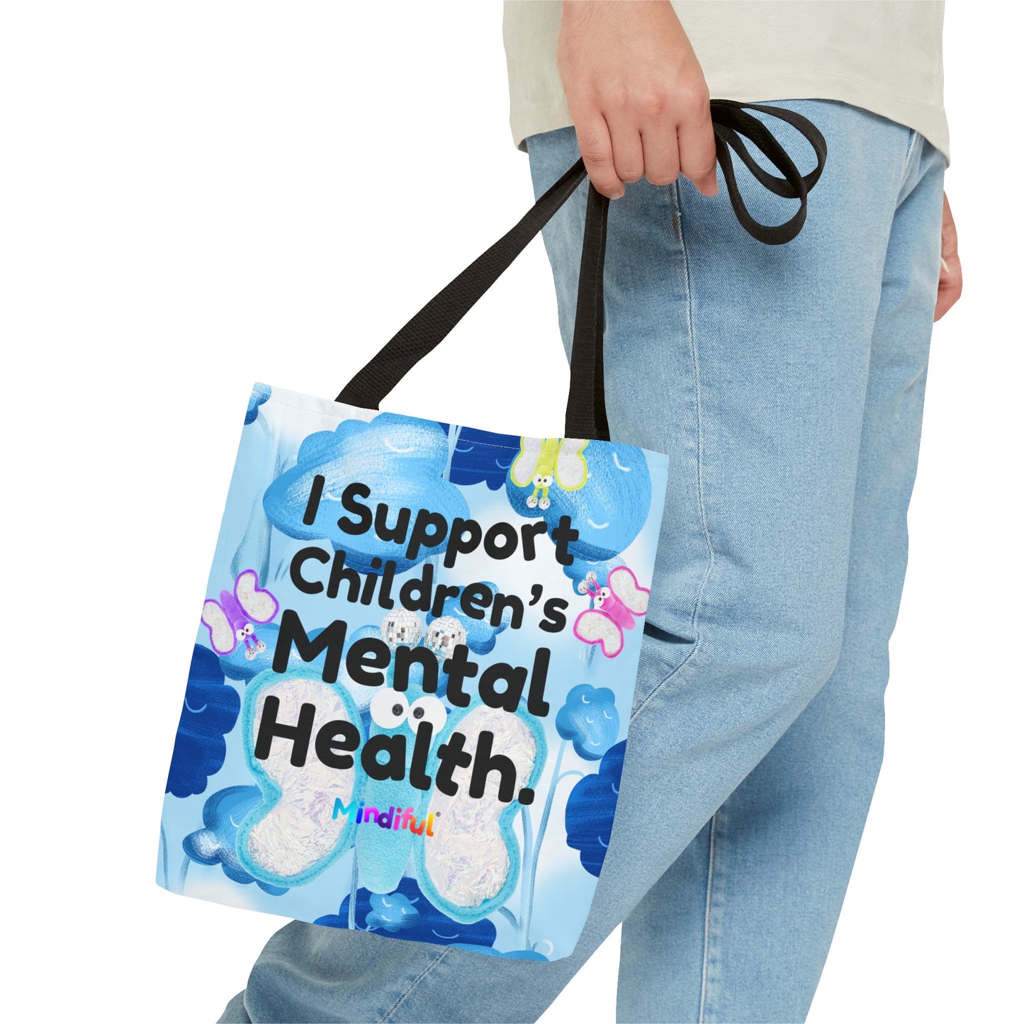 Mindiful® "I Support Children's Mental Health" Steve Tote Bag