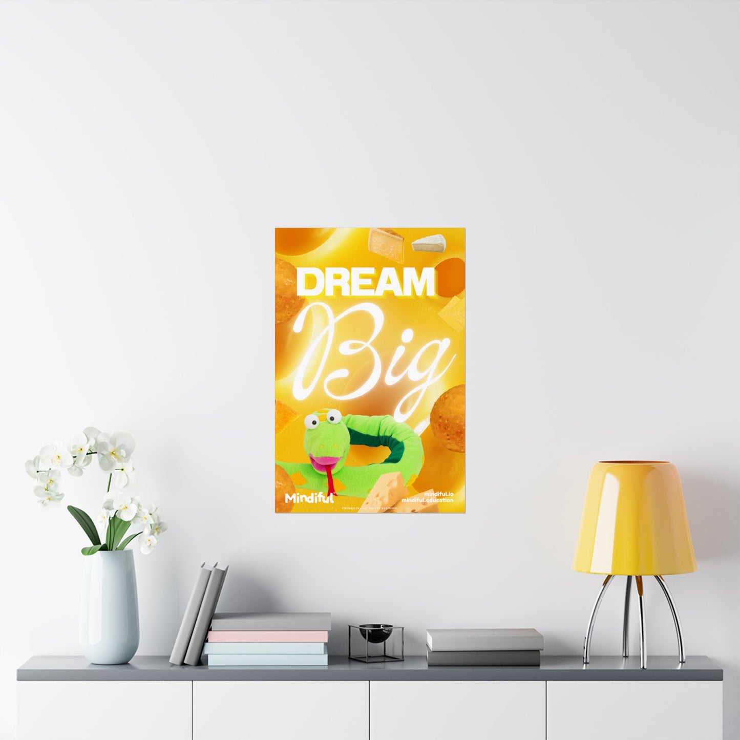 Mindiful® "Dream Big" Matte Vertical Poster