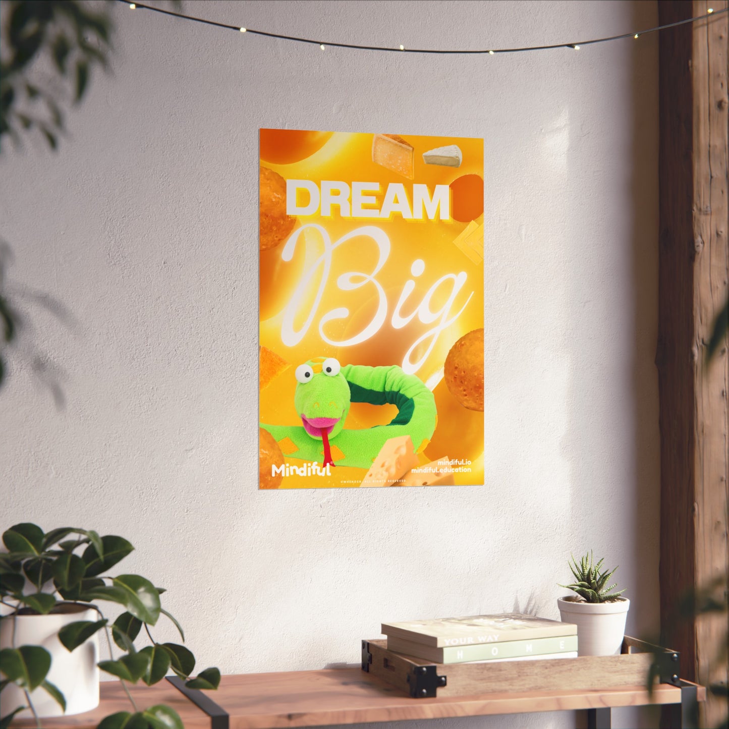 Mindiful® "Dream Big" Matte Vertical Poster