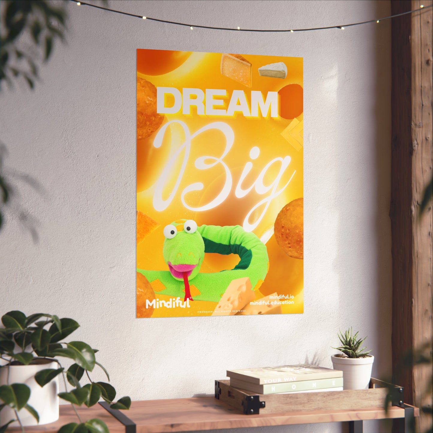 Mindiful® "Dream Big" Matte Vertical Poster