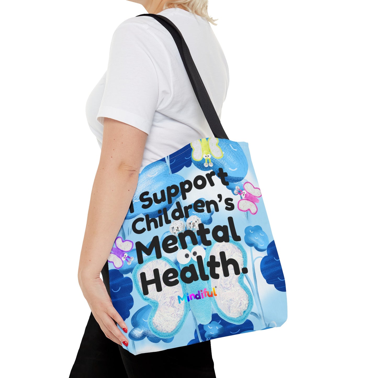 Mindiful® "I Support Children's Mental Health" Steve Tote Bag