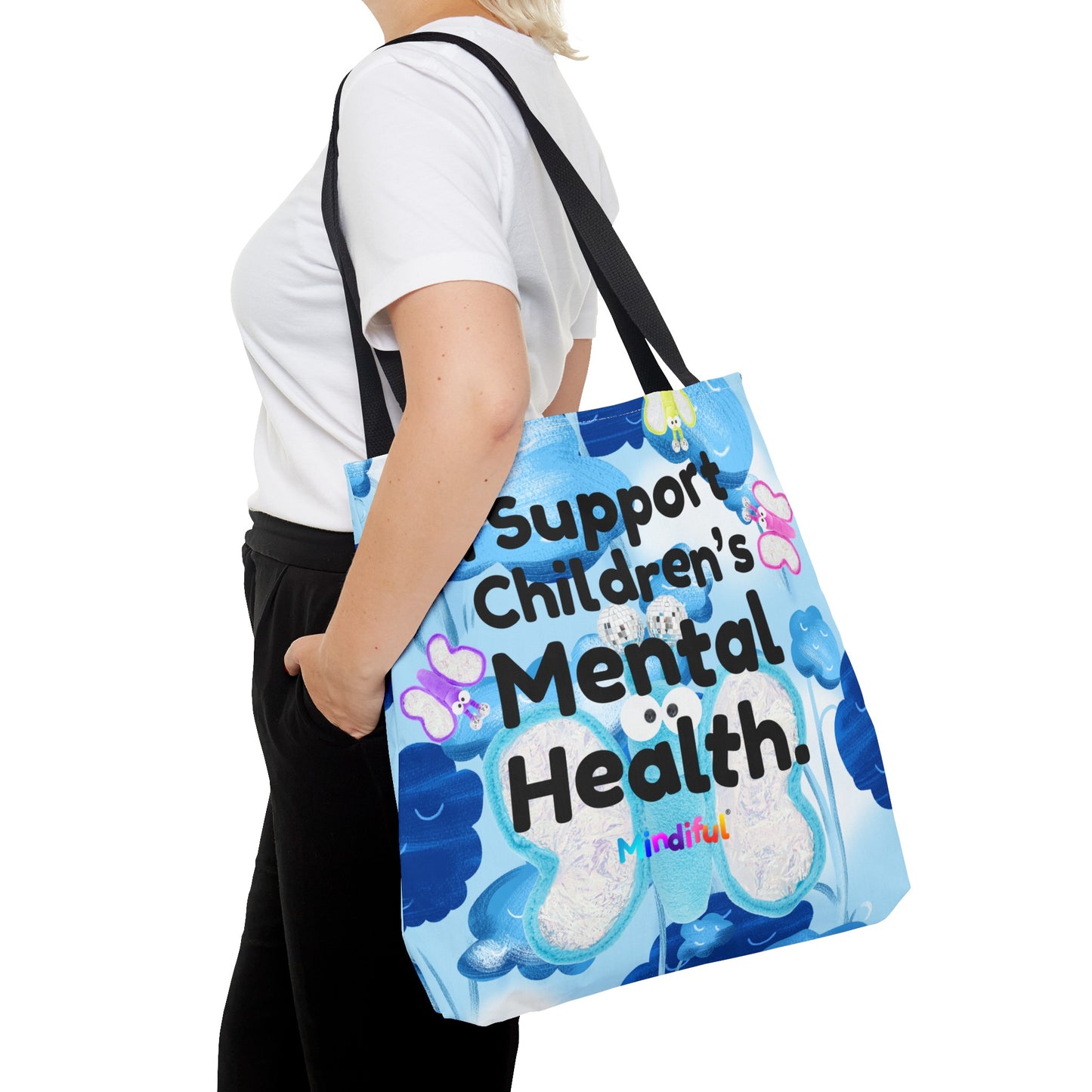 Mindiful® "I Support Children's Mental Health" Steve Tote Bag