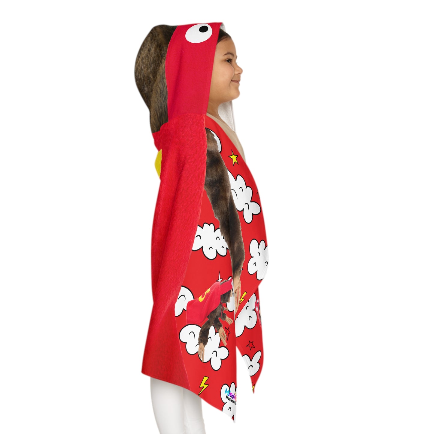 Mindiful® "Super Sloth Problem Solvers" Youth Hooded Towel - Steve's Version