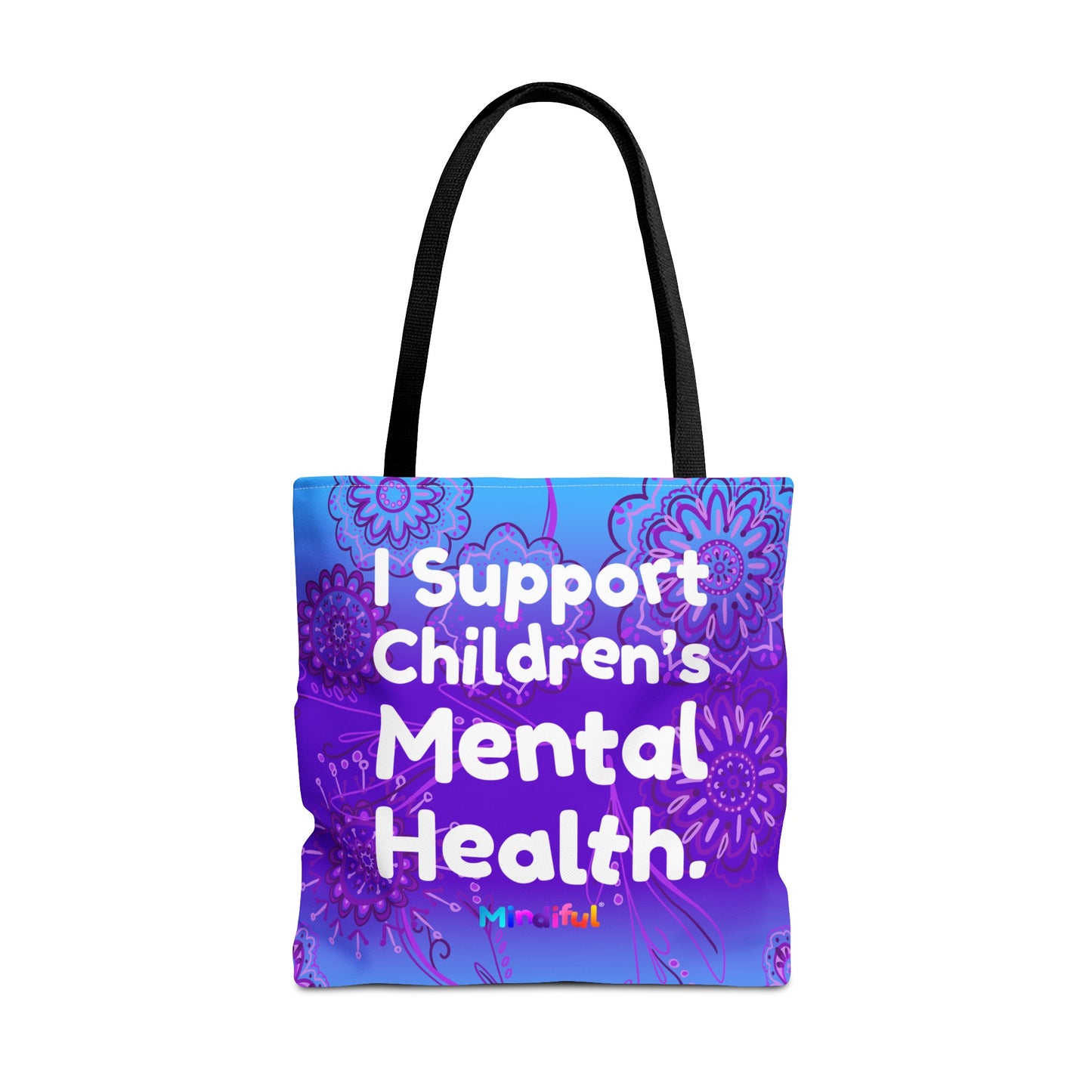 Mindiful® "I Support Children's Mental Health" Grace Tote Bag