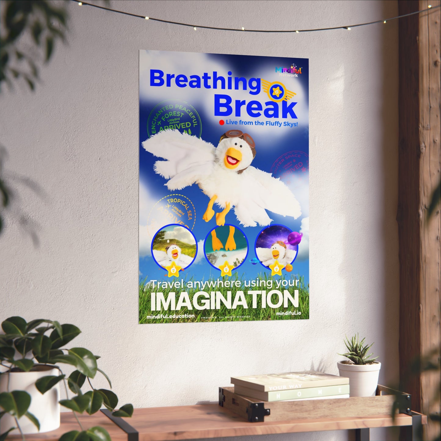 Mindiful® "Breathing Break" Matte Vertical Poster