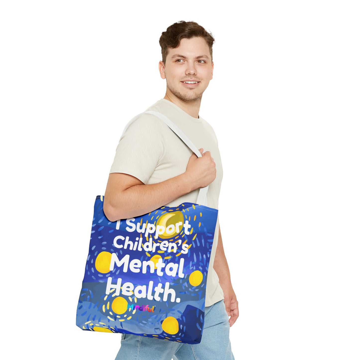 Mindiful® "I Support Children's Mental Health" Starling Tote Bag