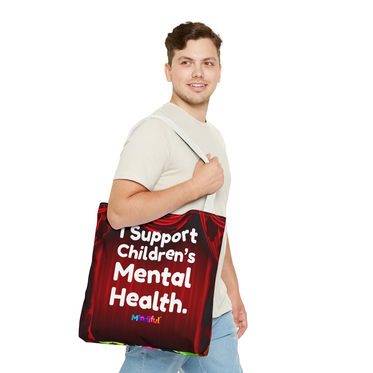 Mindiful® "I Support Children's Mental Health" The Moon Show Tote Bag