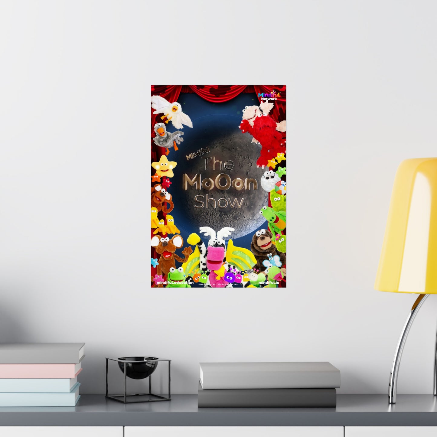 Mindiful® "The Moon Show" Matte Vertical Poster