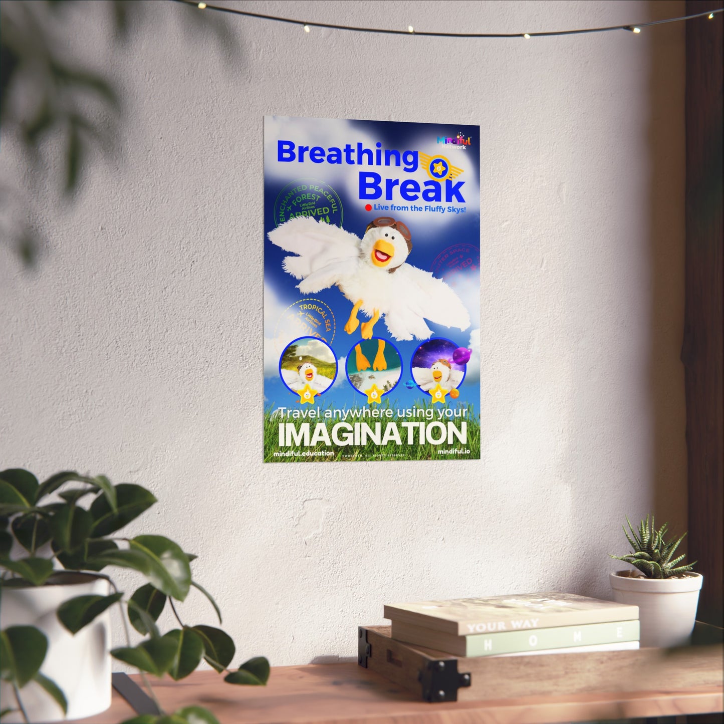 Mindiful® "Breathing Break" Matte Vertical Poster