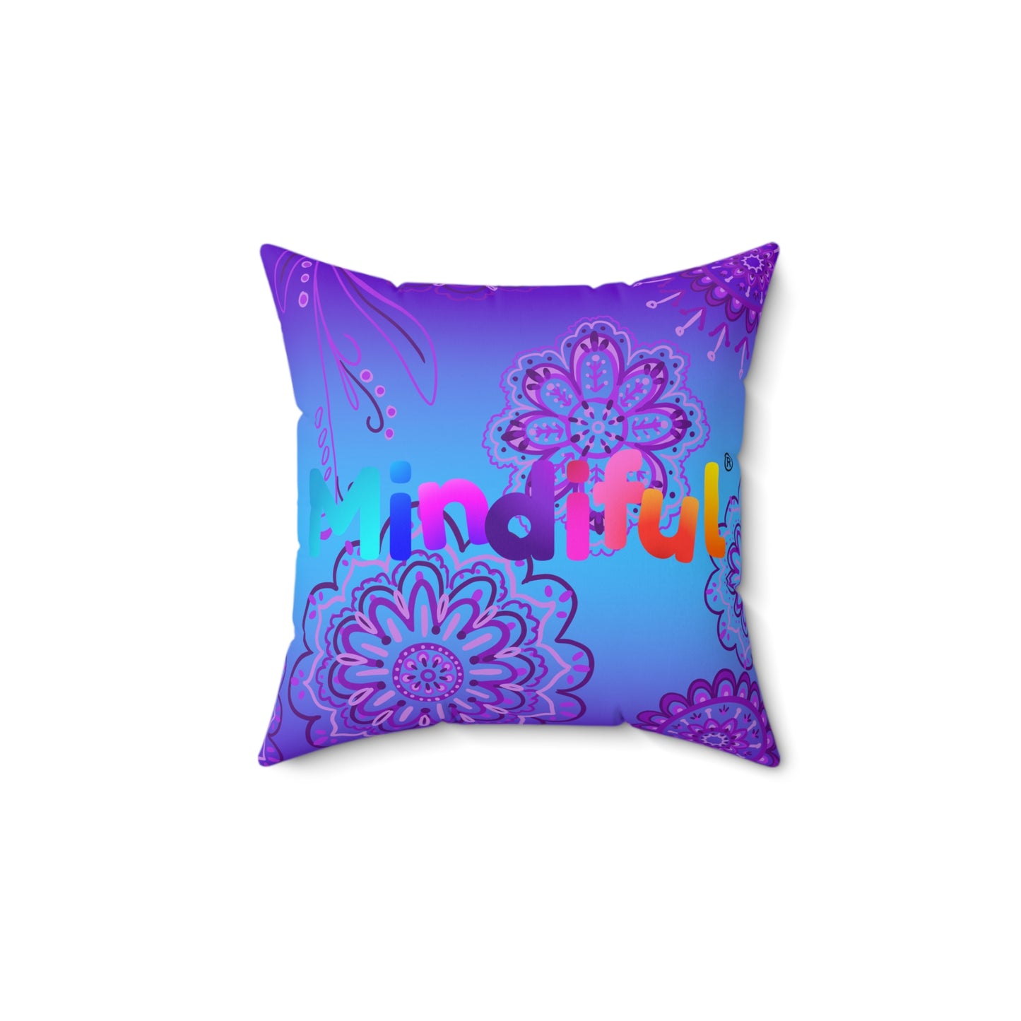 Mindiful® "Grateful with Grace" Square Pillow