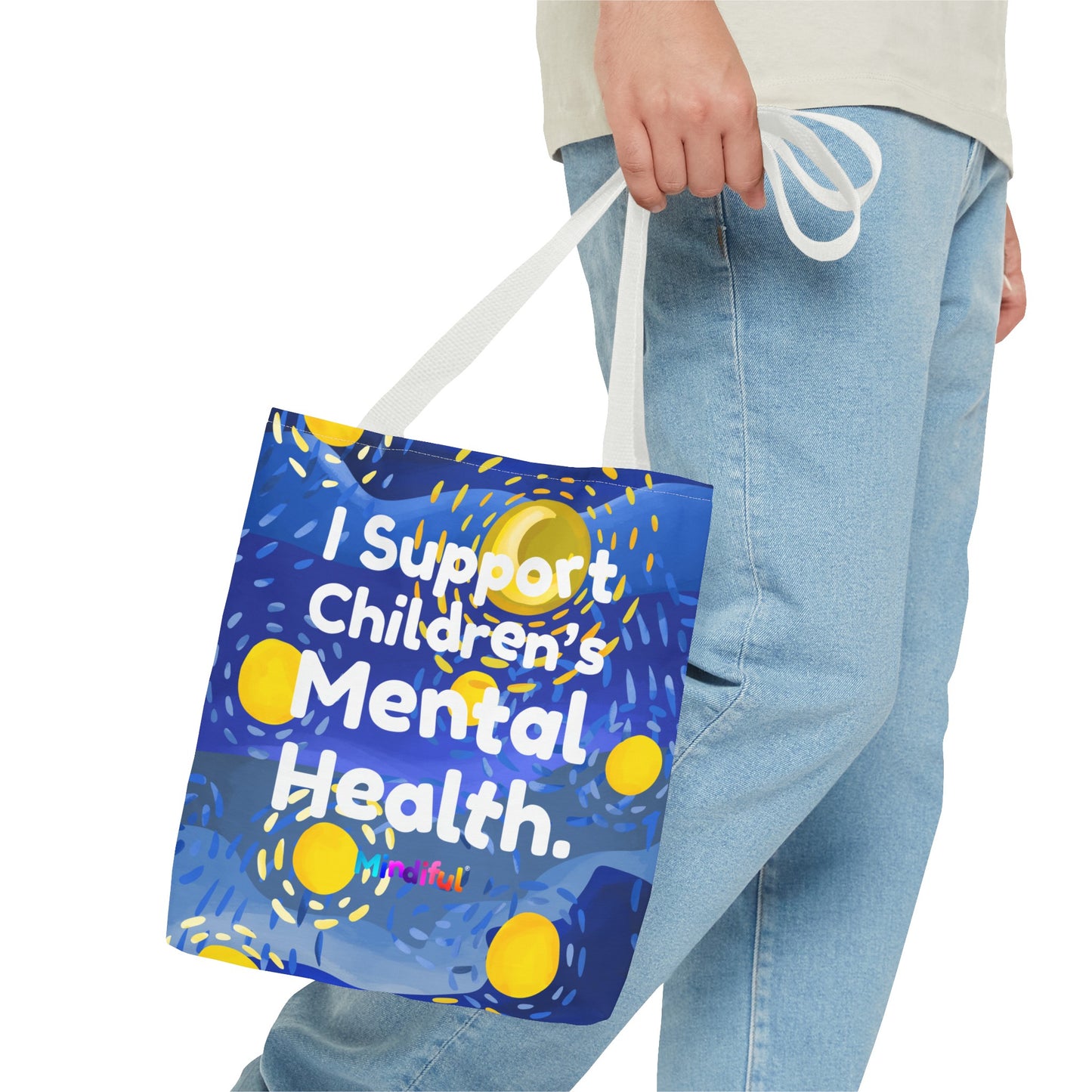 Mindiful® "I Support Children's Mental Health" Starling Tote Bag