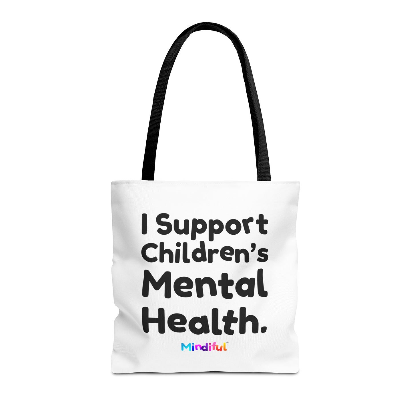 Mindiful® "I Support Children's Mental Health" Tote Bag