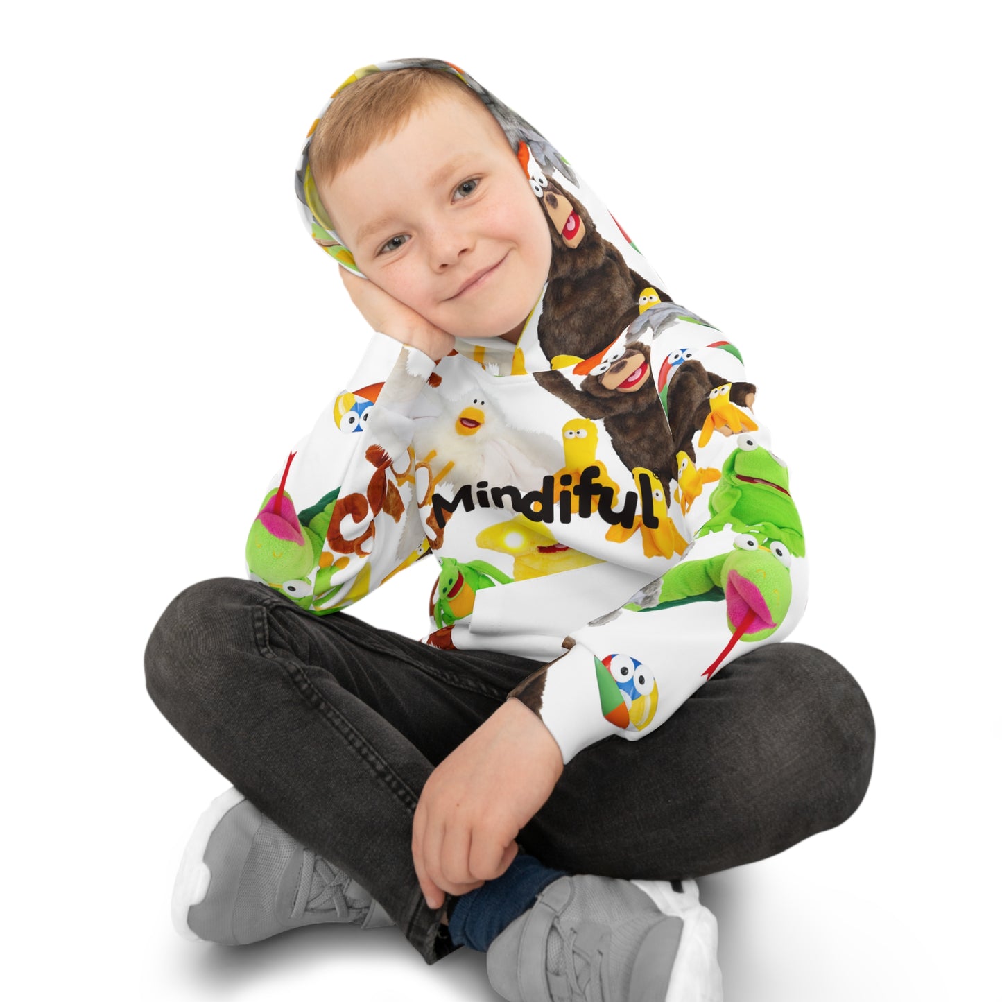 Mindiful® "I Support Children's Mental Health" Children's Hoodie