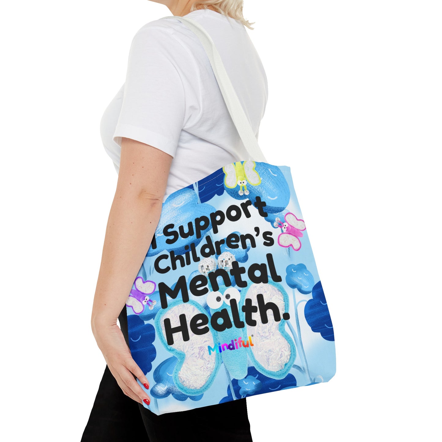 Mindiful® "I Support Children's Mental Health" Steve Tote Bag