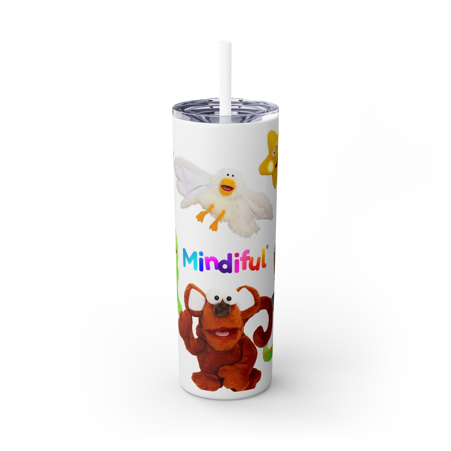 Mindiful® Friends Support Tumbler with Straw, 20oz