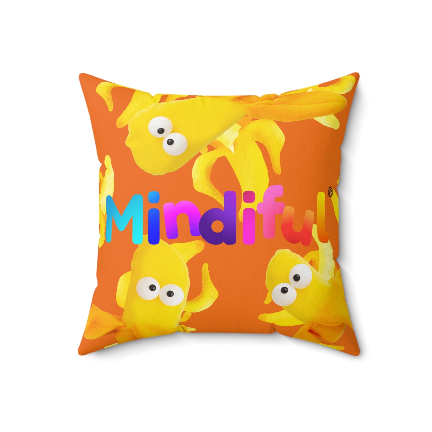 Mindiful® "Boop Bananas" Square Pillow