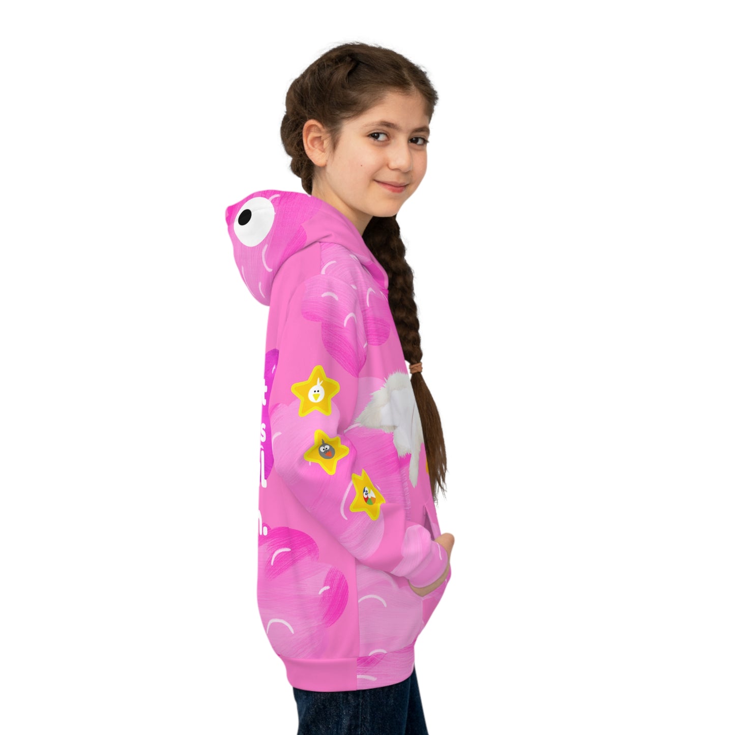 Mindiful® "Little Bird Think Pink" Children's Hoodie