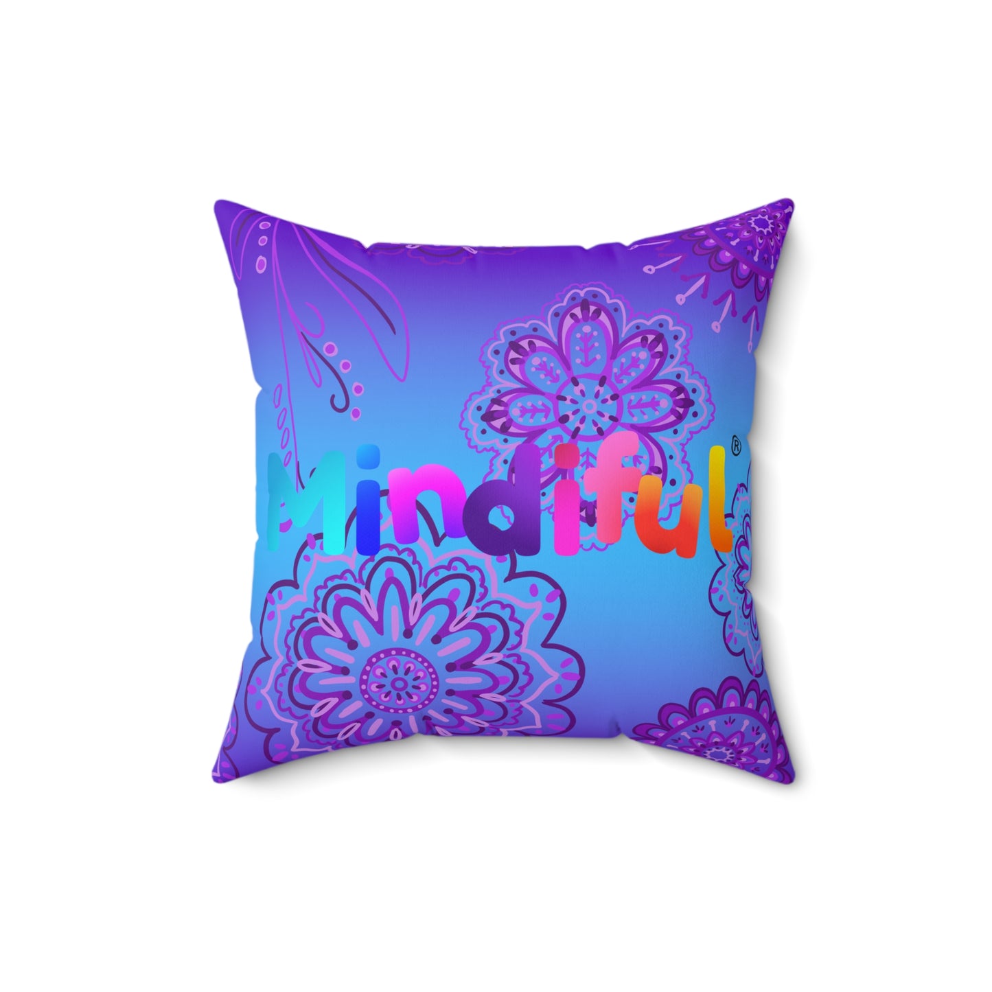 Mindiful® "Grateful with Grace" Square Pillow