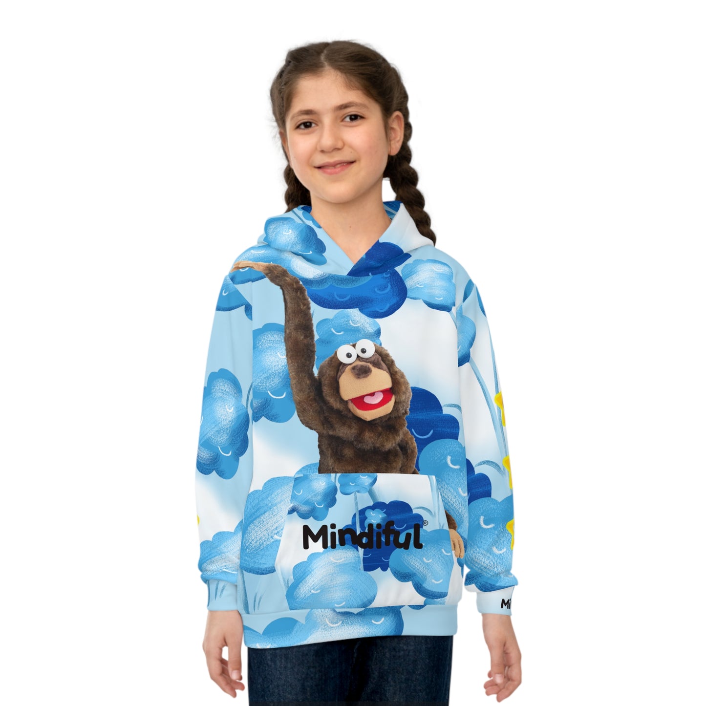 Mindiful® "Cloudy with a Chance of Steve" Children's Hoodie